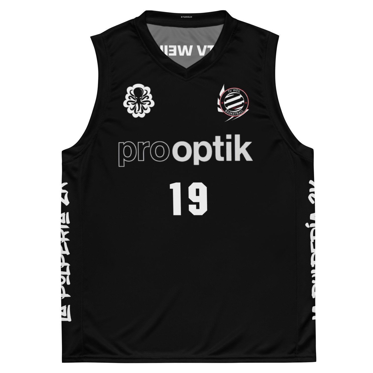 Basketball jersey TV Weil Black 19
