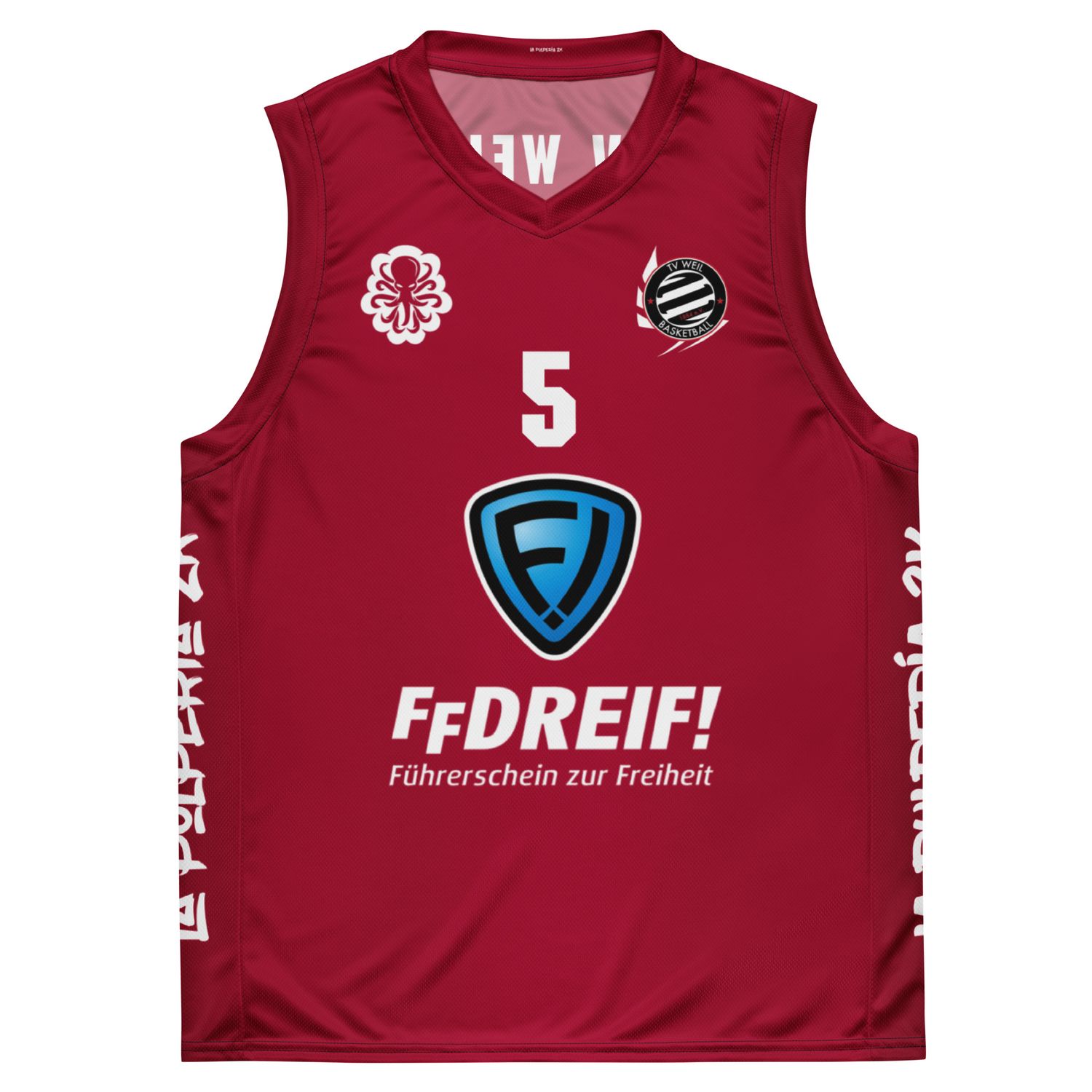 Basketball jersey TV Weil Red Sander