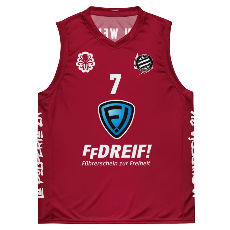 Basketball jersey TV Weil Red 7
