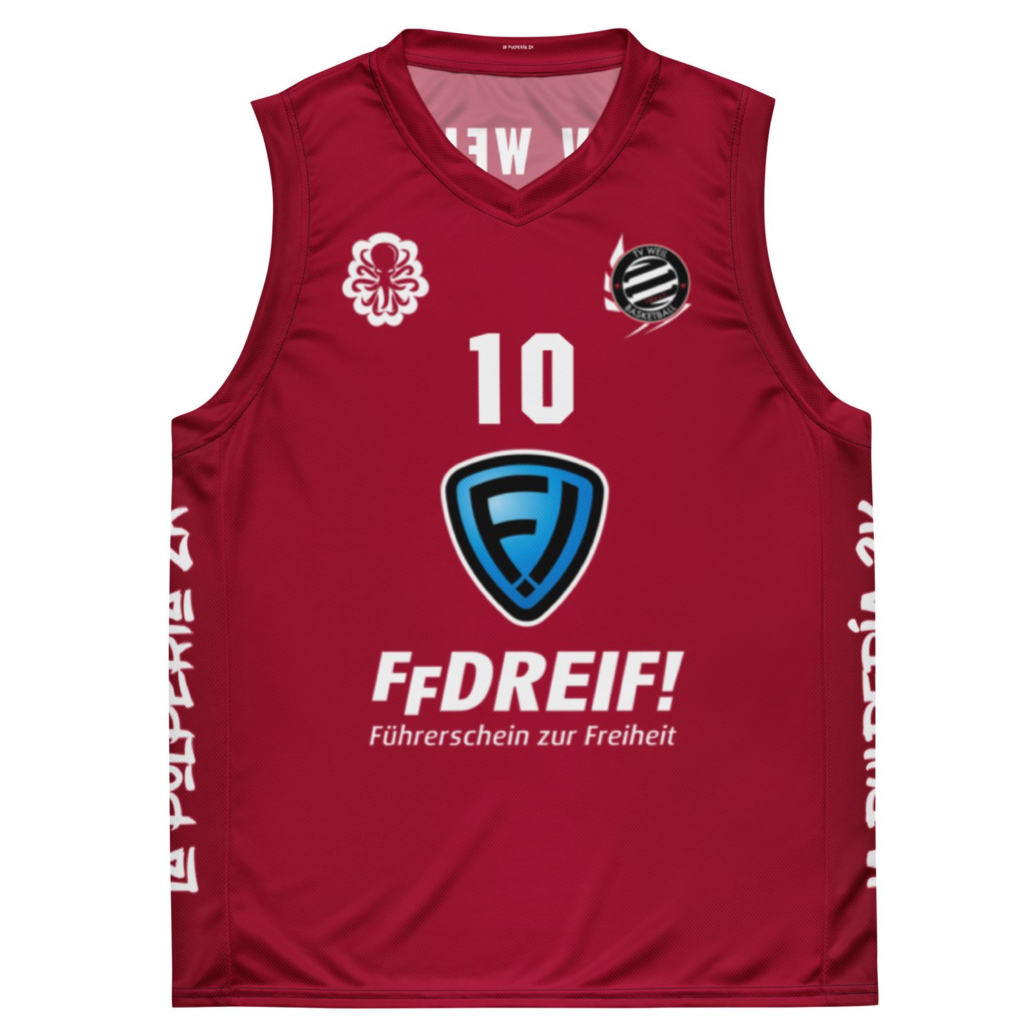 Basketball jersey TV Weil Red 10