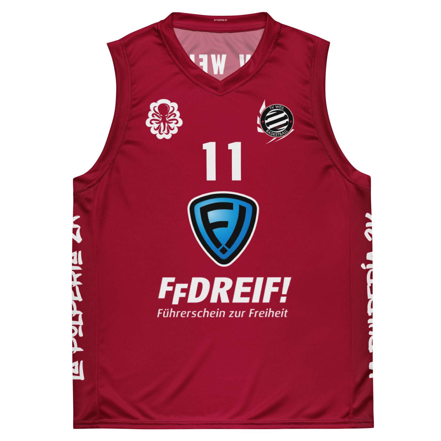 Basketball jersey TV Weil Red 11