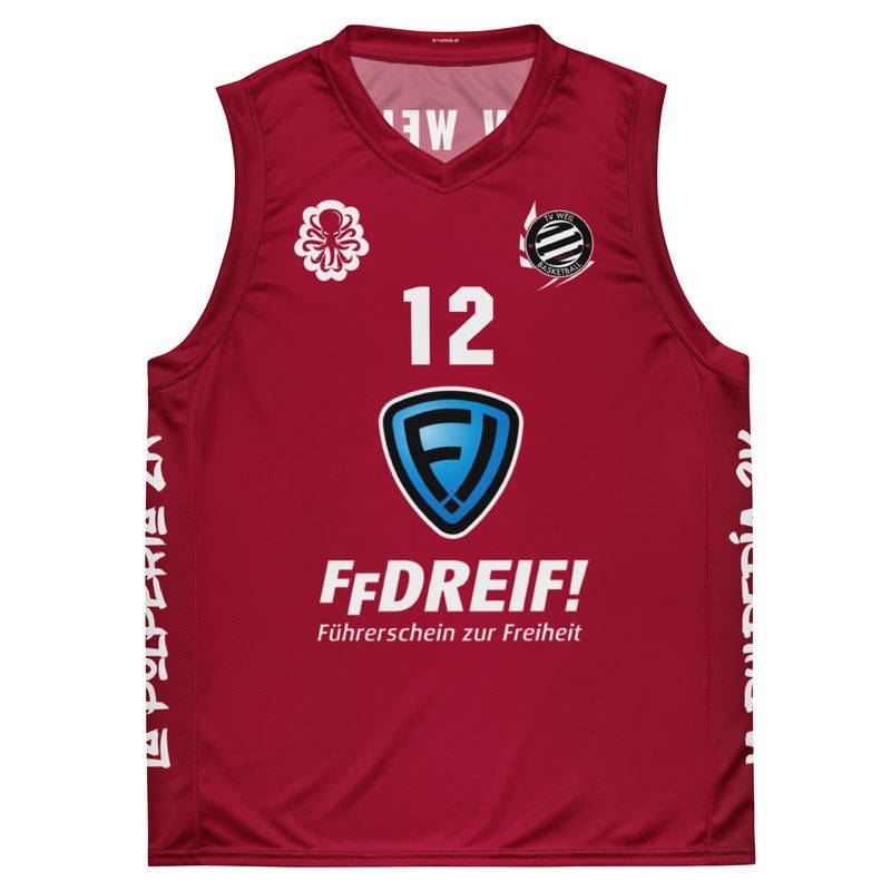 Basketball jersey TV Weil Red 12