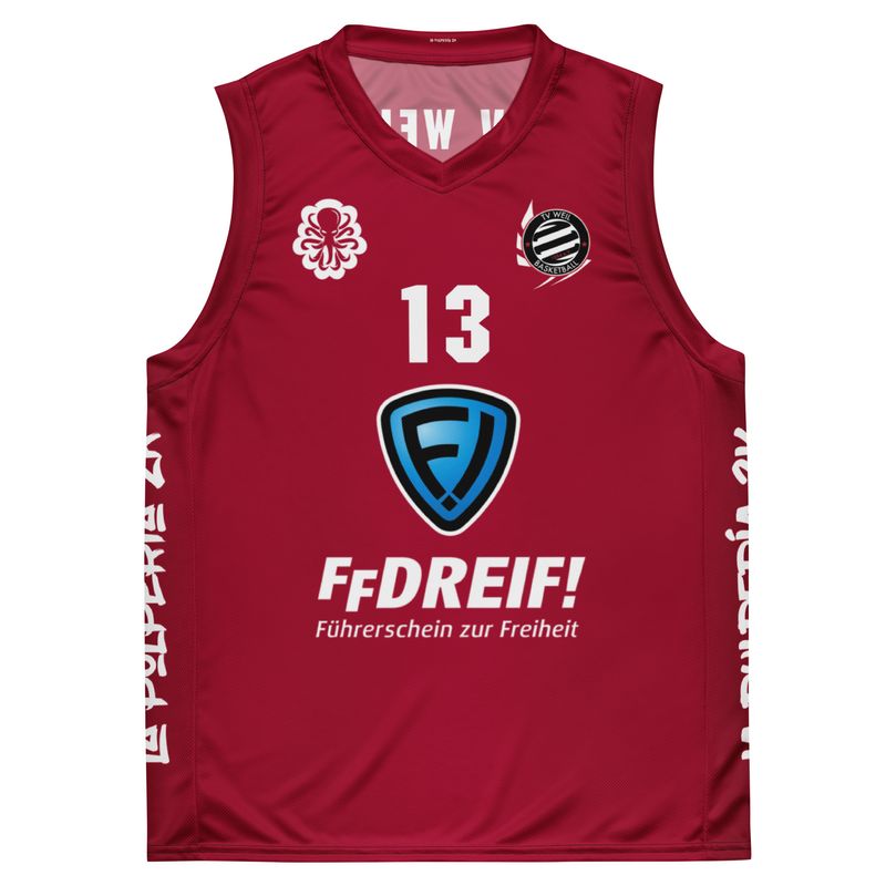 Basketball jersey TV Weil Red 13