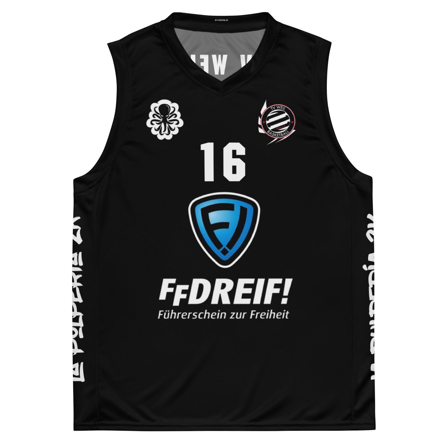 Basketball jersey TV Weil Black 16