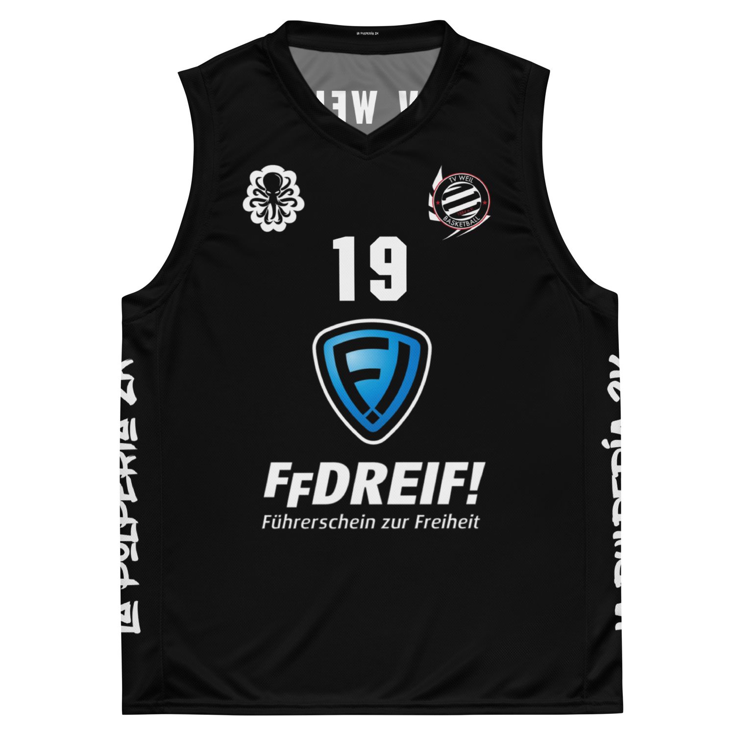 Basketball jersey TV Weil Black 19