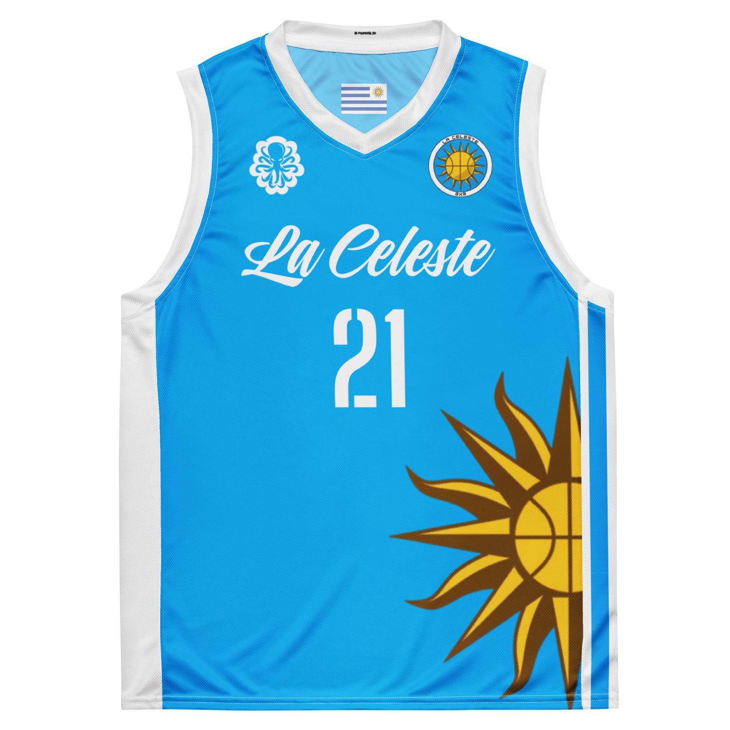 Coke Basketball jersey La Celeste B