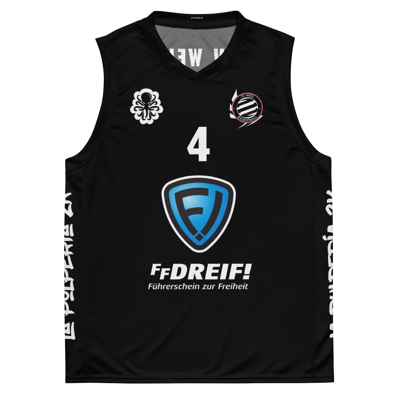 Basketball jersey TV Weil Black Dinh