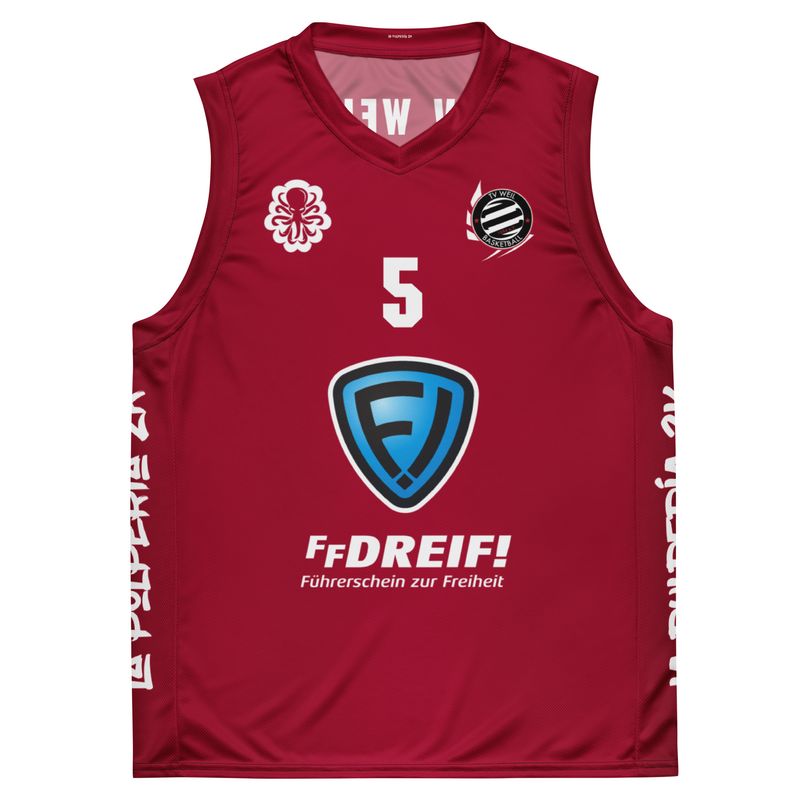 Basketball jersey TV Weil Red Sander