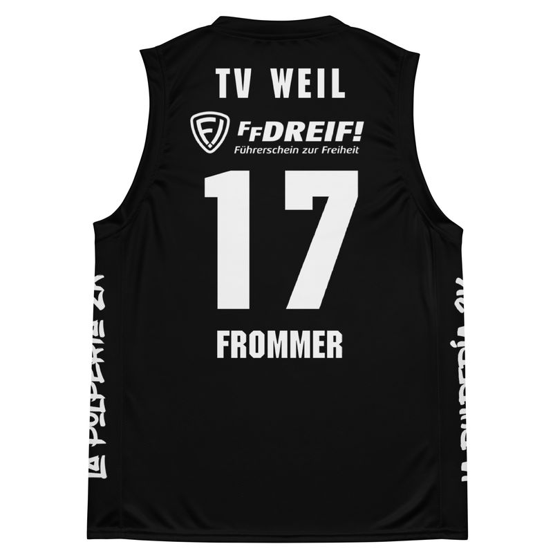 Basketball jersey TV Weil Black Frommer