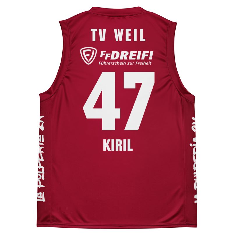 Basketball jersey TV Weil Red Kiril