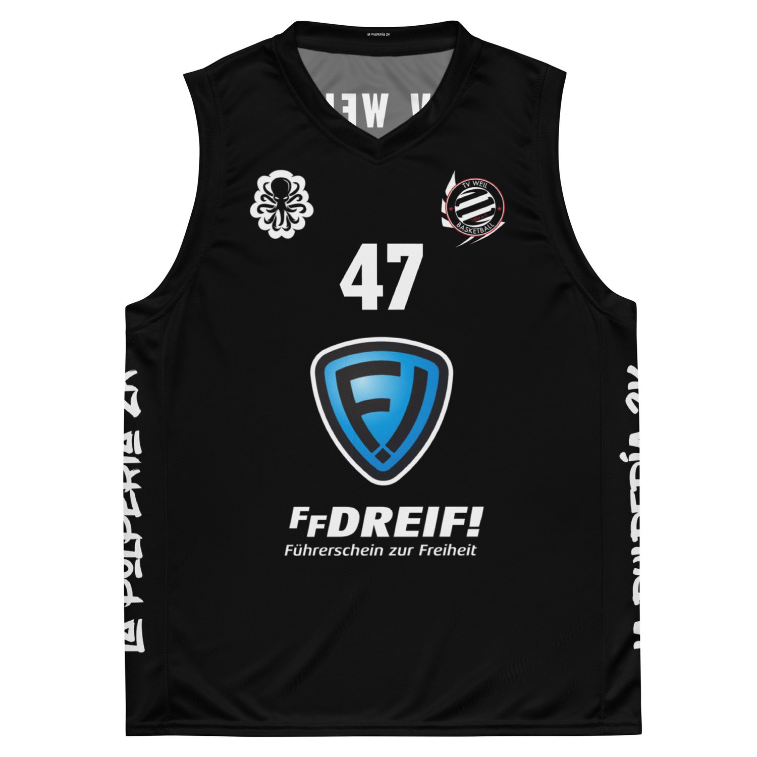 Basketball jersey TV Weil Black Kiril