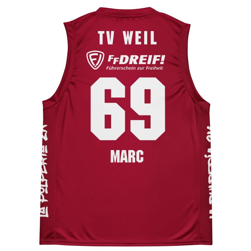 Basketball jersey TV Weil Red Marc