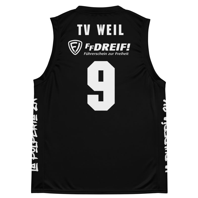 Basketball jersey TV Weil Black 9