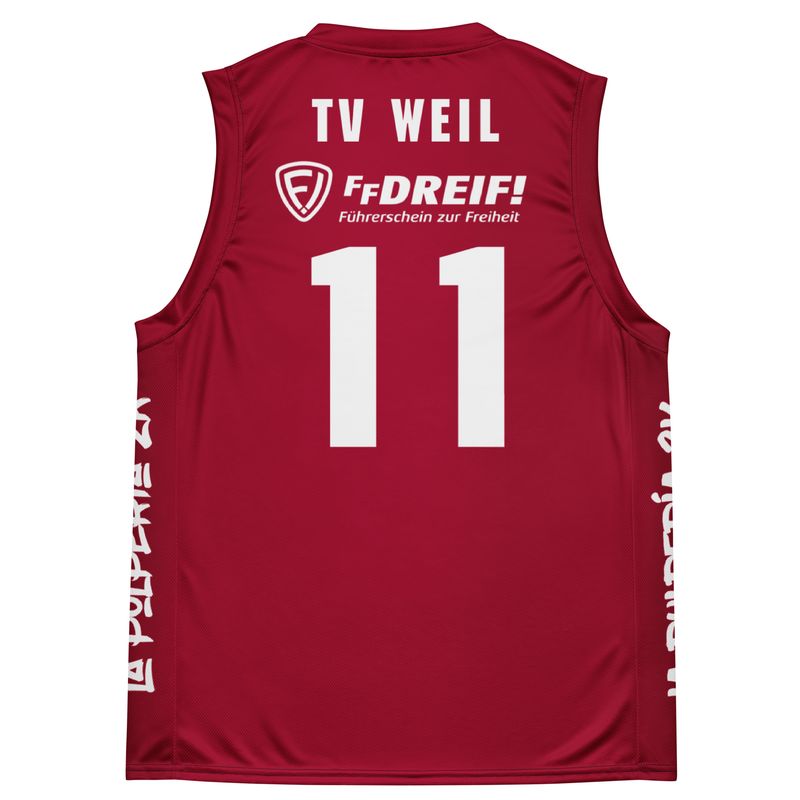 Basketball jersey TV Weil Red 11