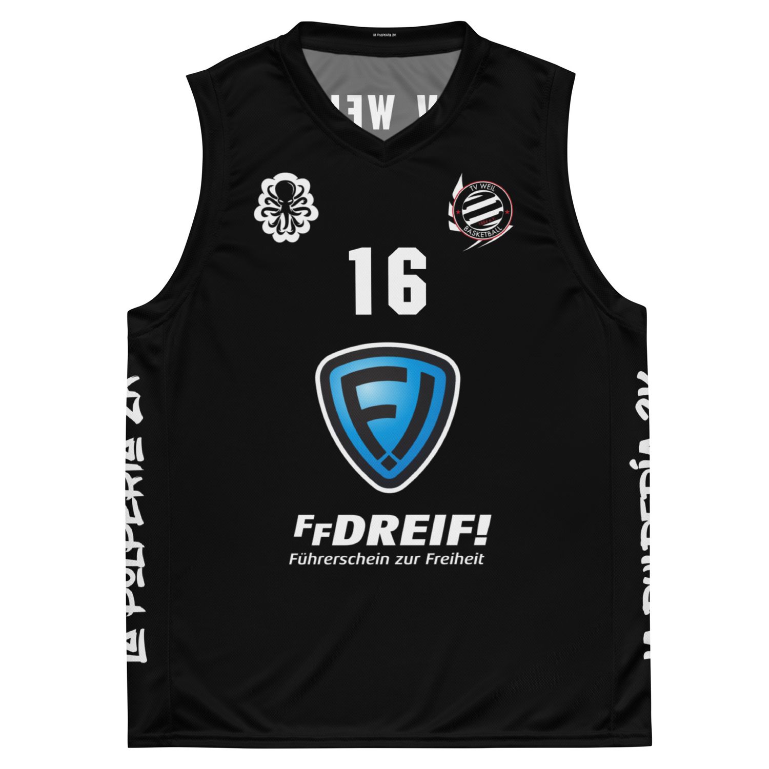 Basketball jersey TV Weil Black 16