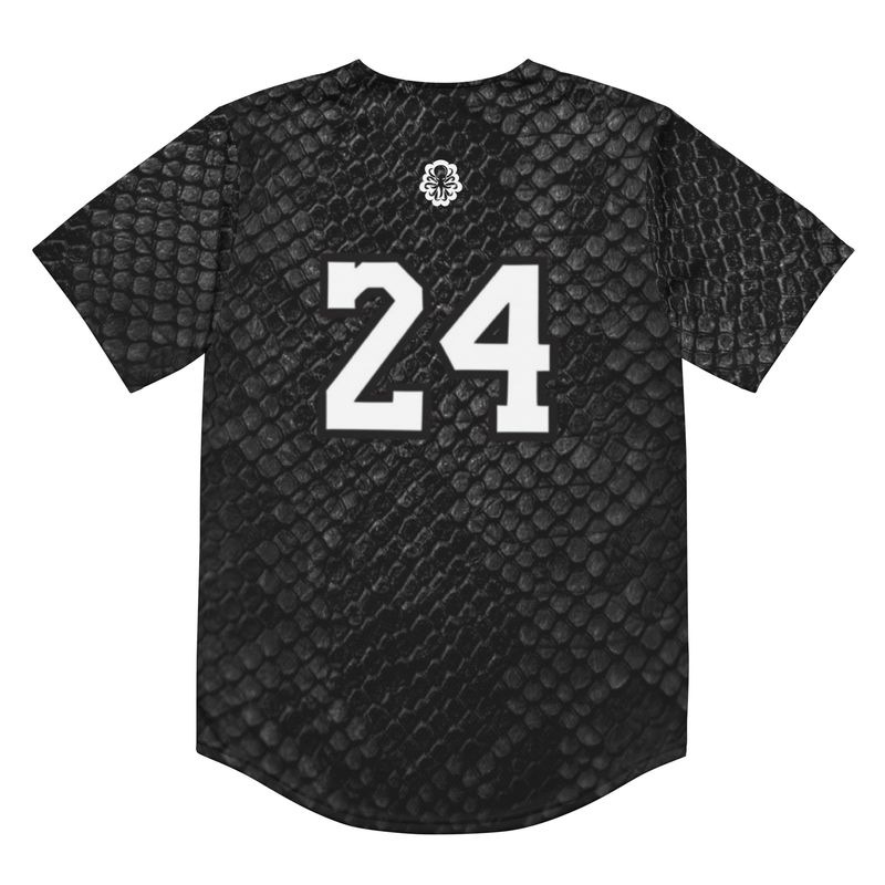 8-24 baseball jersey Black