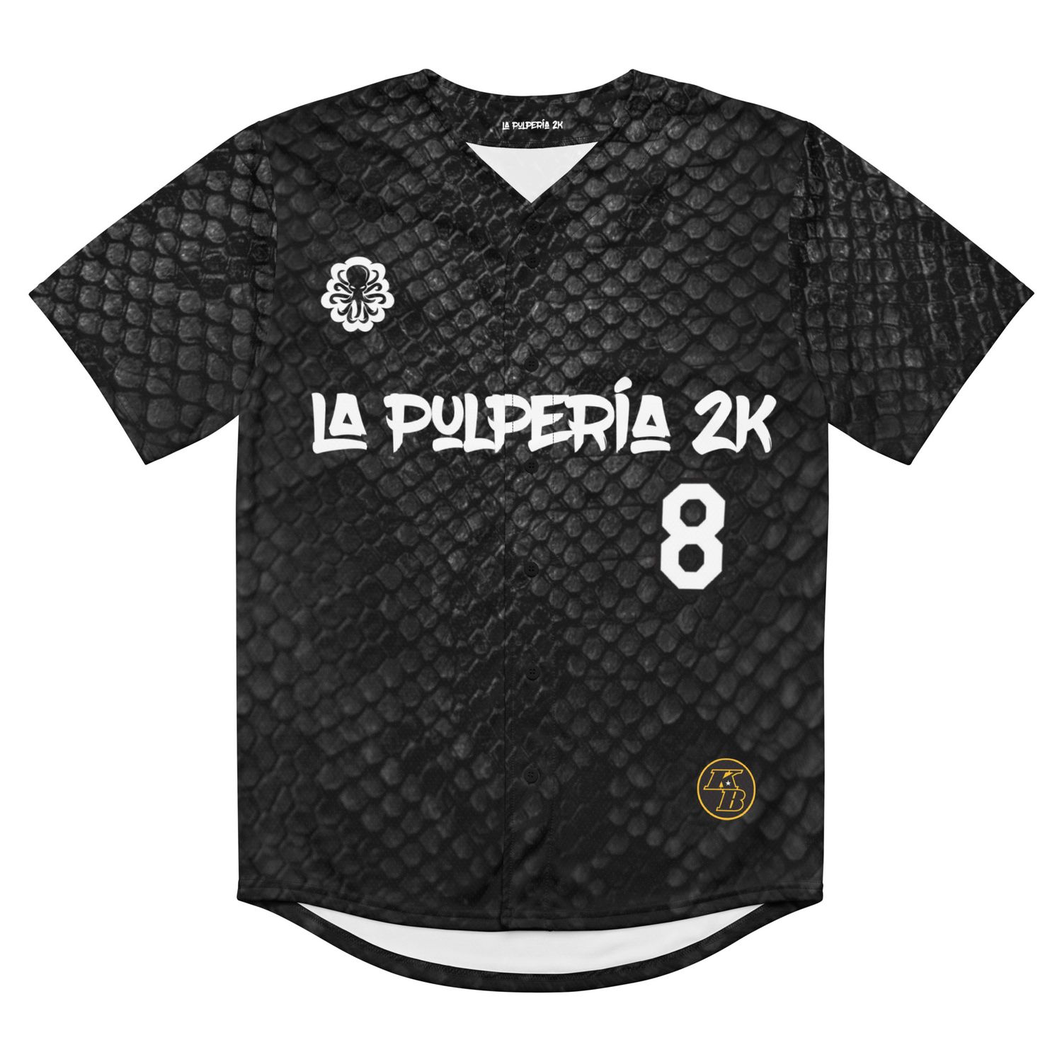 8-24 baseball jersey Black