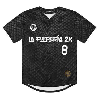 8-24 baseball jersey Black
