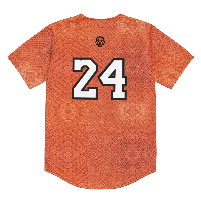 8-24 baseball jersey Orange