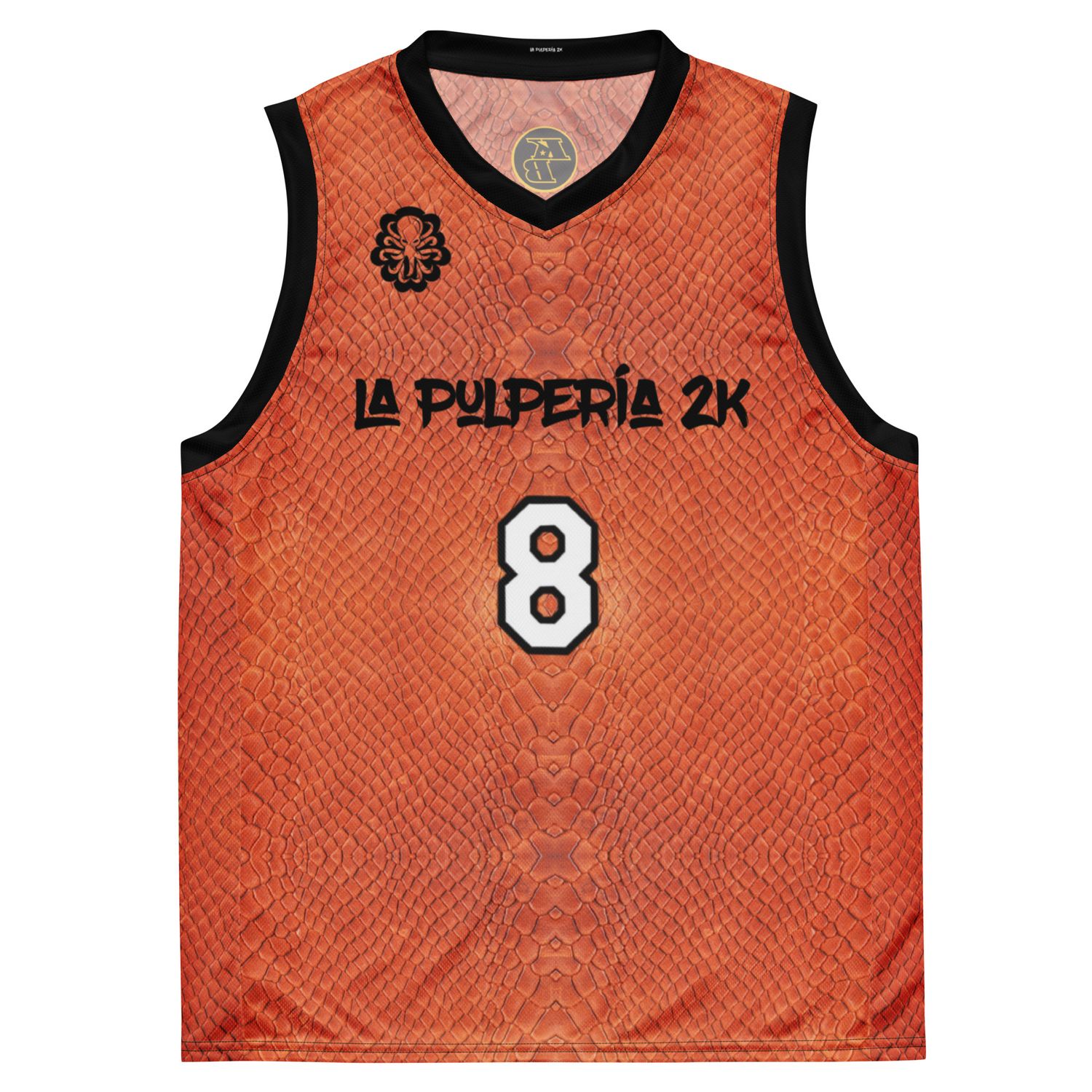 8-24 Basketball jersey Orange