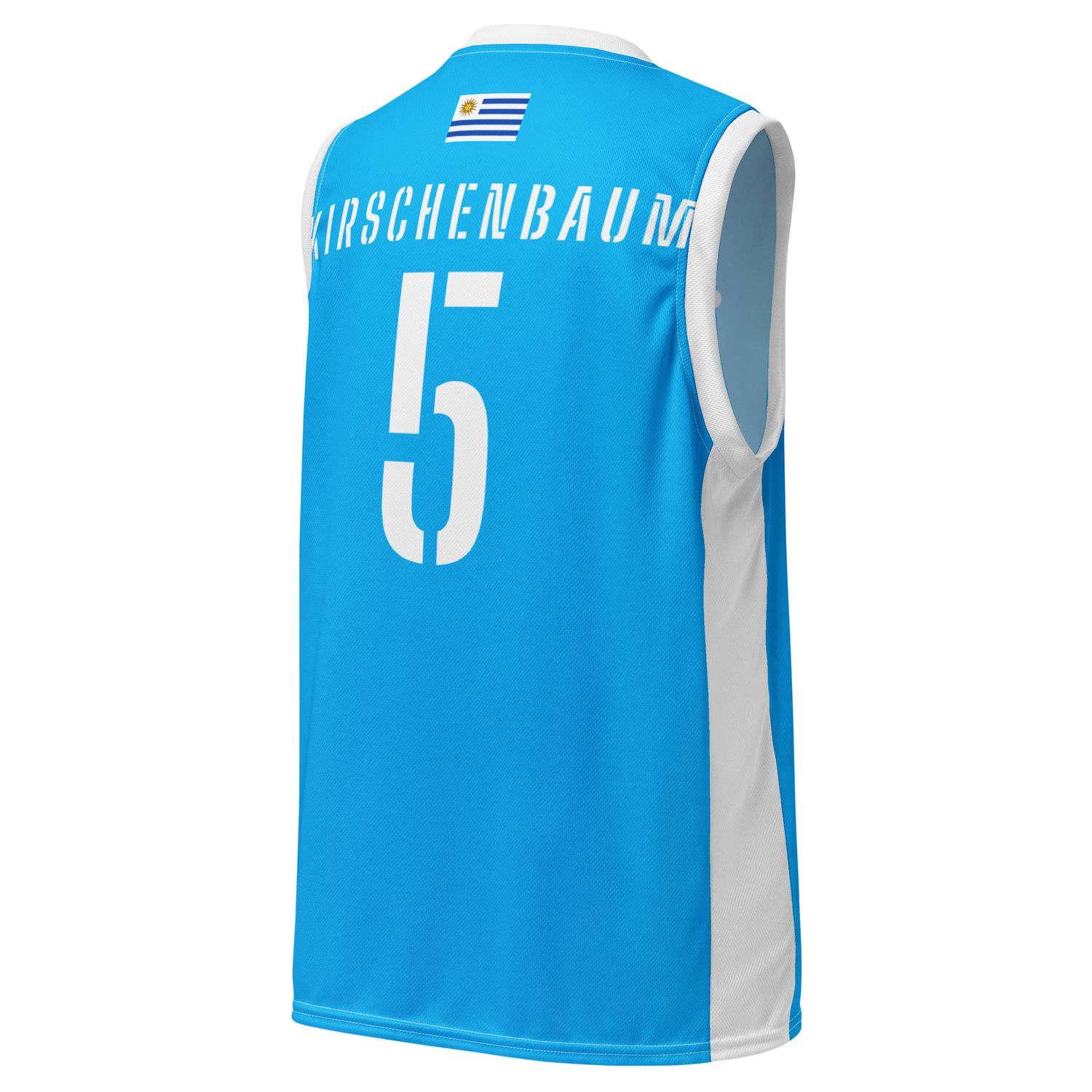 Kirschenbaum La Celeste basketball jersey B