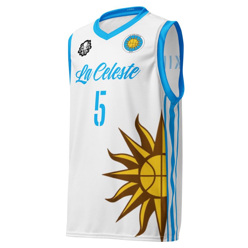Kirschenbaum La Celeste basketball jersey W