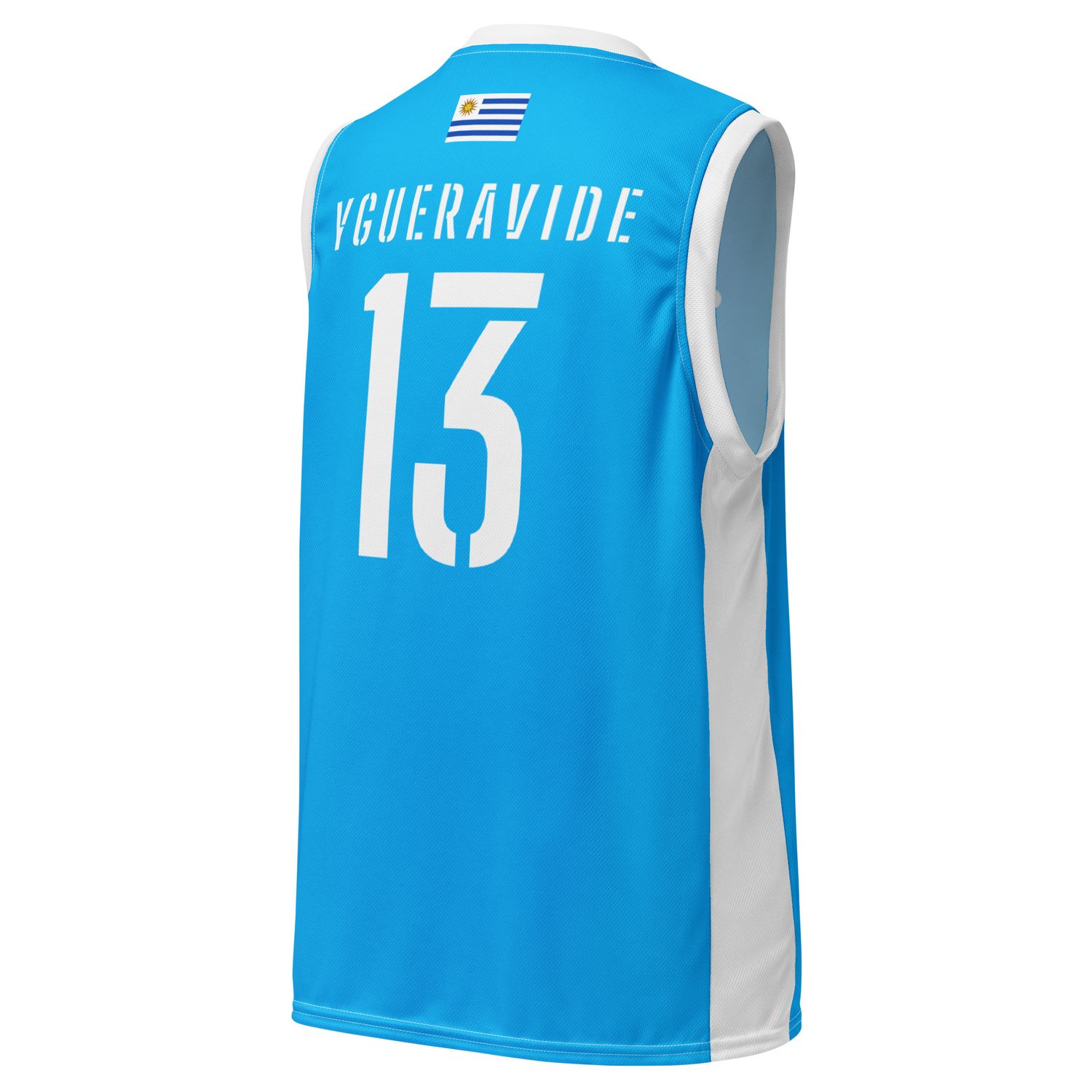 Sandra Ygueravide basketball jersey La Celeste B