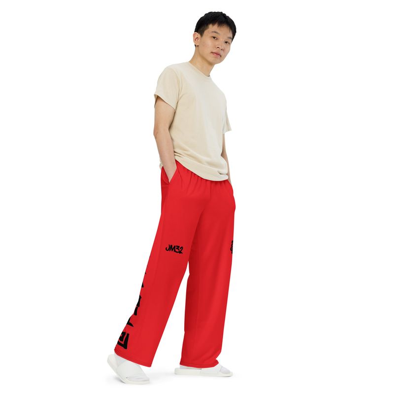 Wide-leg pants JM32 Red