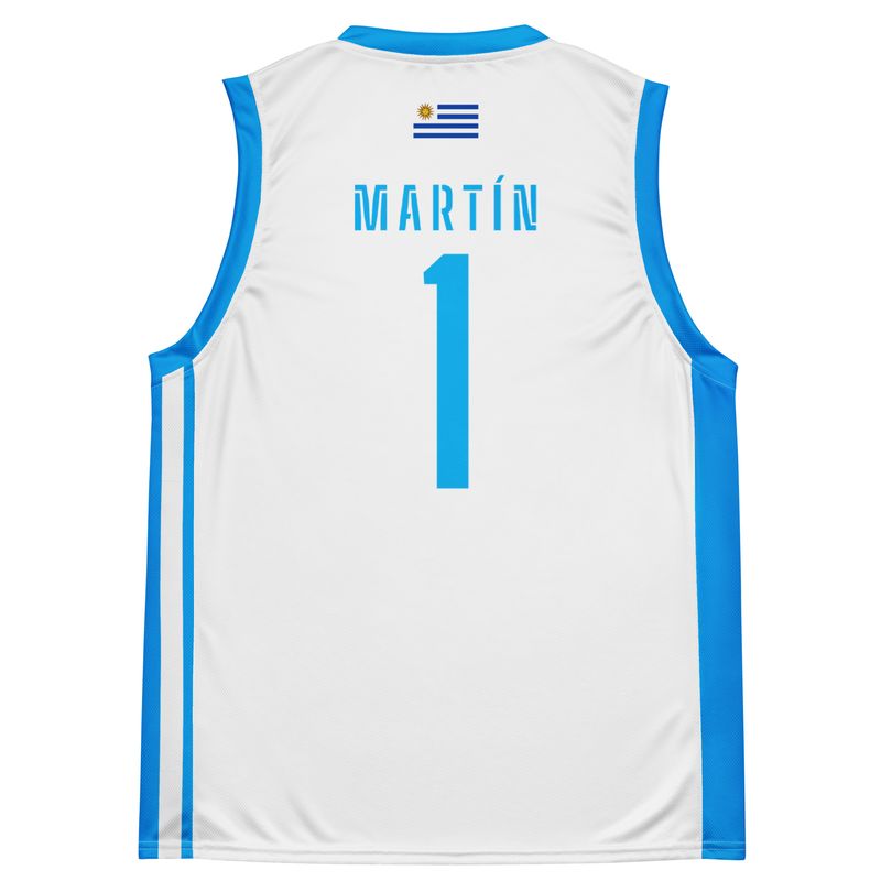 Nacho Martín Basketball jersey La Celeste W