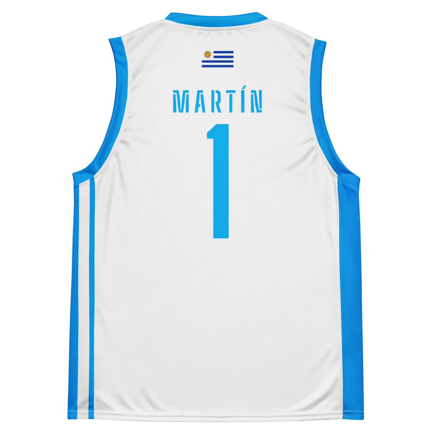 Nacho Martín Basketball jersey La Celeste W