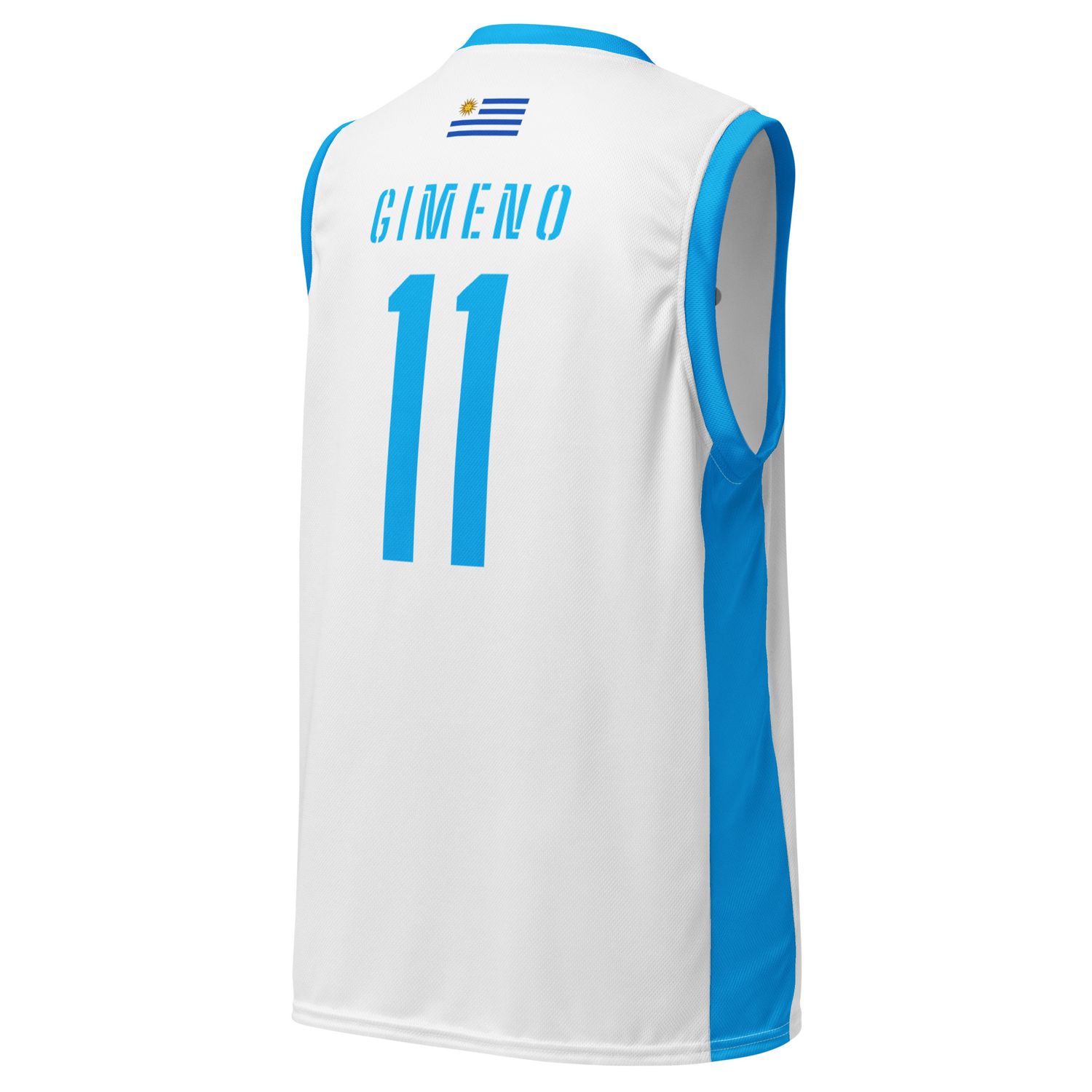 Vega Gimeno basketball jersey La Celeste W