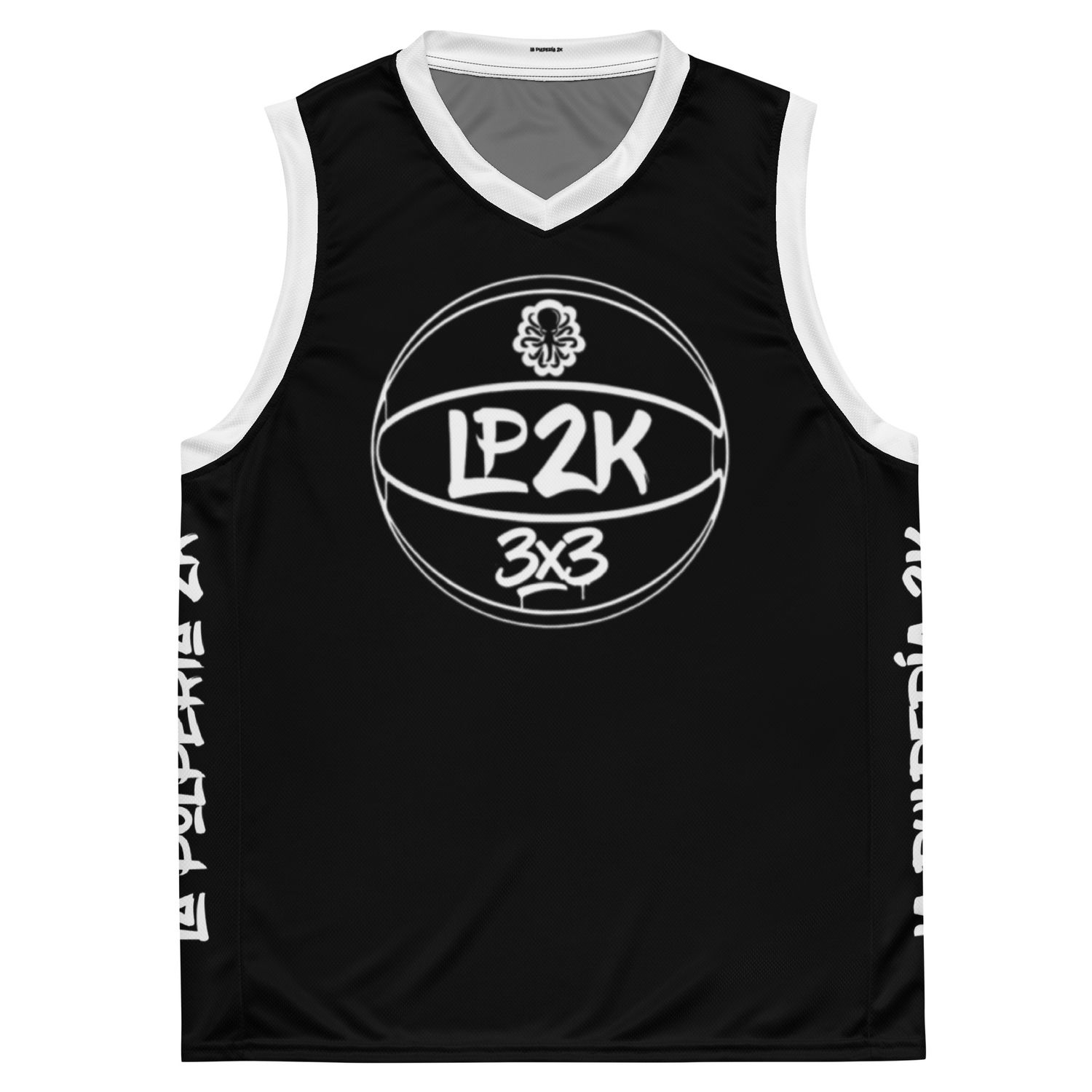 LP2k 3x3 basketball jersey Black 2
