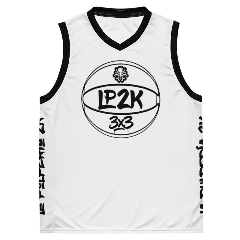 LP2k 3x3 basketball jersey White 2