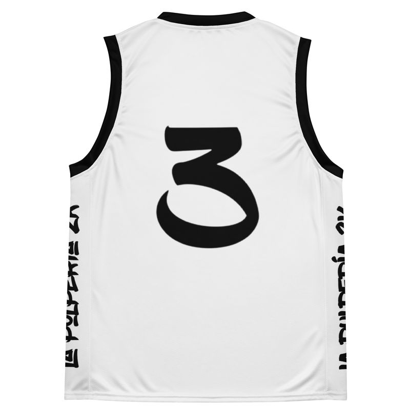 LP2k 3x3 basketball jersey White 3