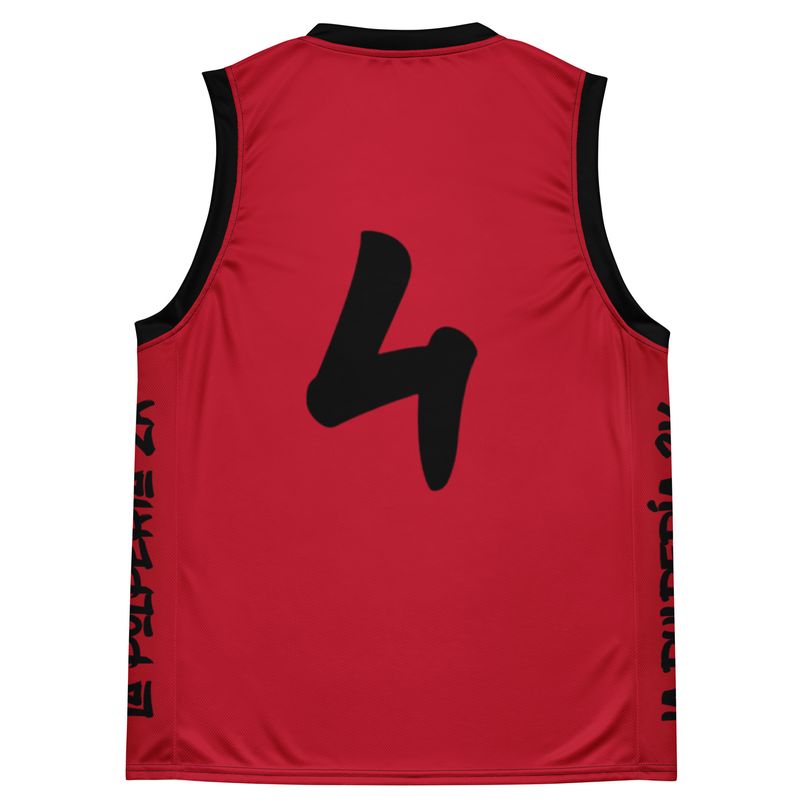 LP2k 3x3 basketball jersey Red 4