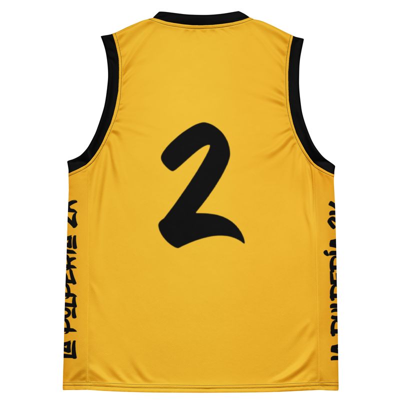LP2k 3x3 basketball jersey Yellow 2