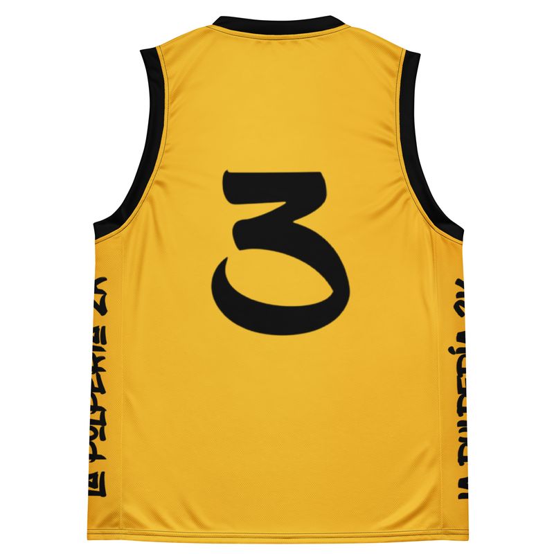 LP2k 3x3 basketball jersey Yellow 3