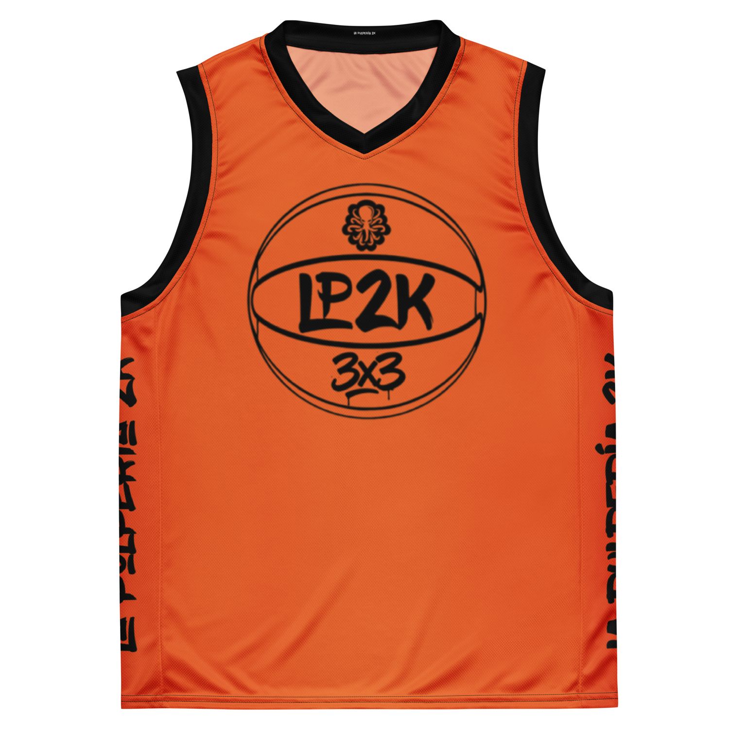 LP2k 3x3 basketball jersey Orange 2