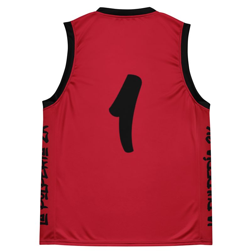 LP2k 3x3 basketball jersey Red 1