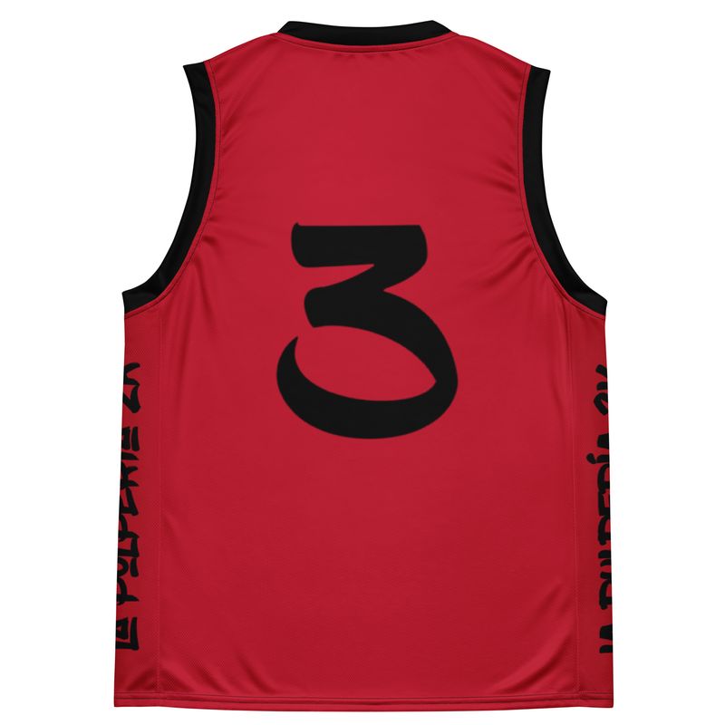 LP2k 3x3 basketball jersey Red 3