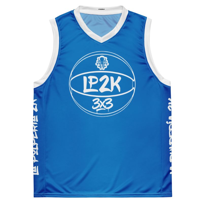 LP2k 3x3 basketball jersey Blue 1