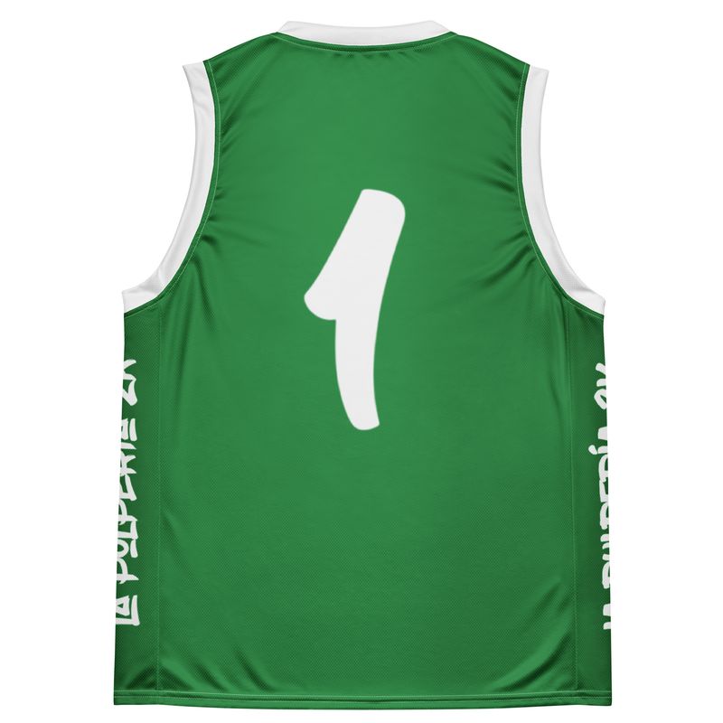 LP2k 3x3 basketball jersey Green 1