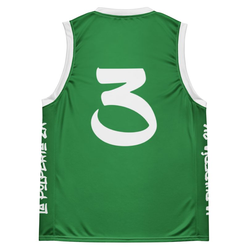 LP2k 3x3 basketball jersey Green 3