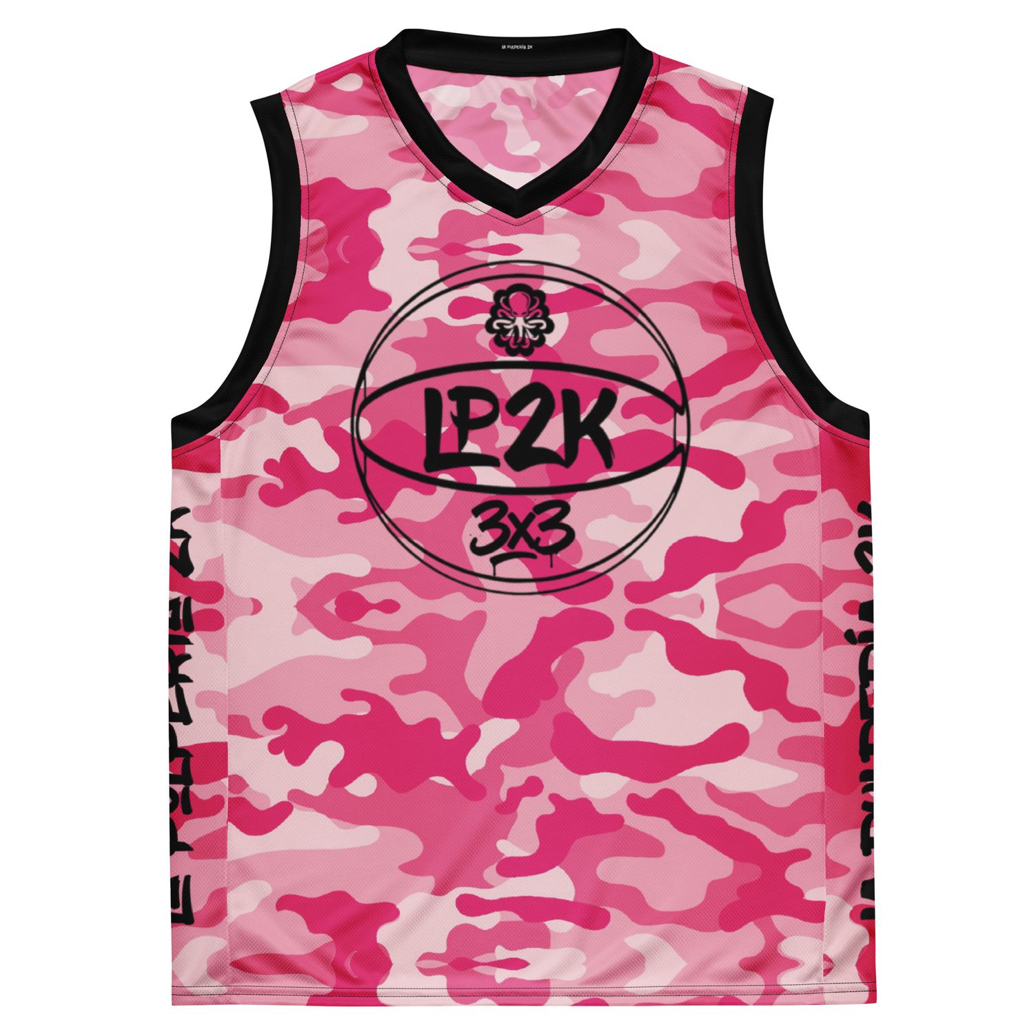 LP2k 3x3 basketball jersey Pink Camoo 2