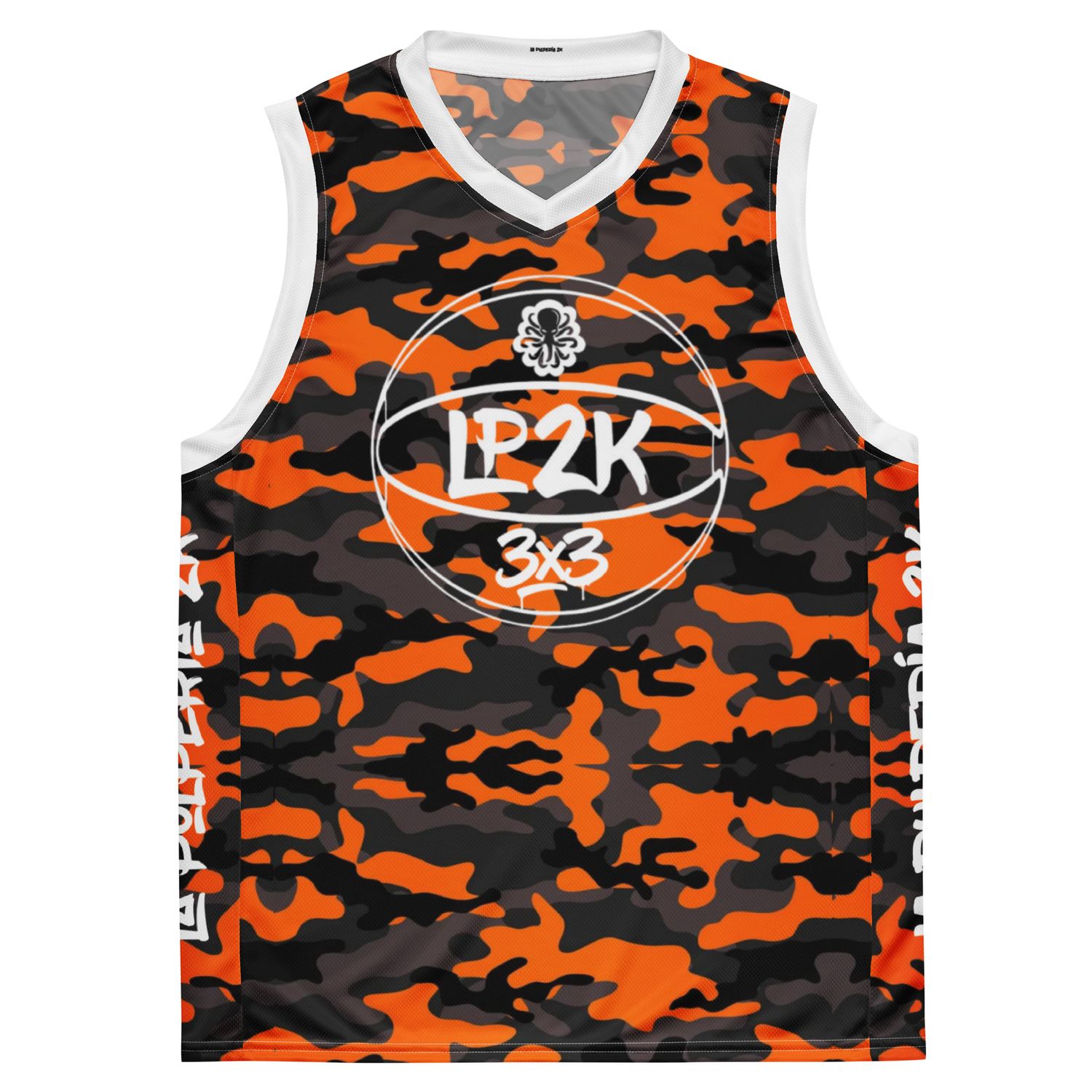 LP2k 3x3 basketball jersey Orange Camoo 2