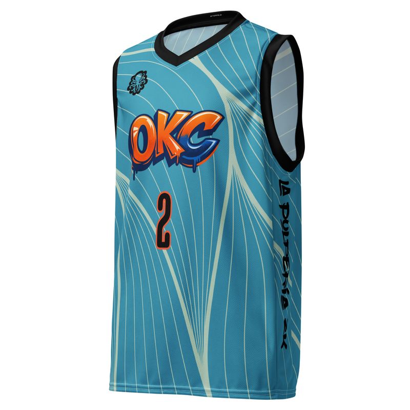 Oklahoma City basketball jersey 2