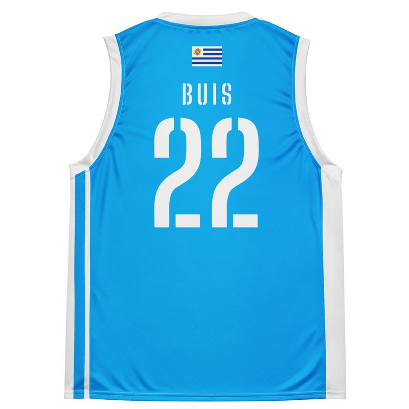 Gemma Buis basketball jersey La Celeste B