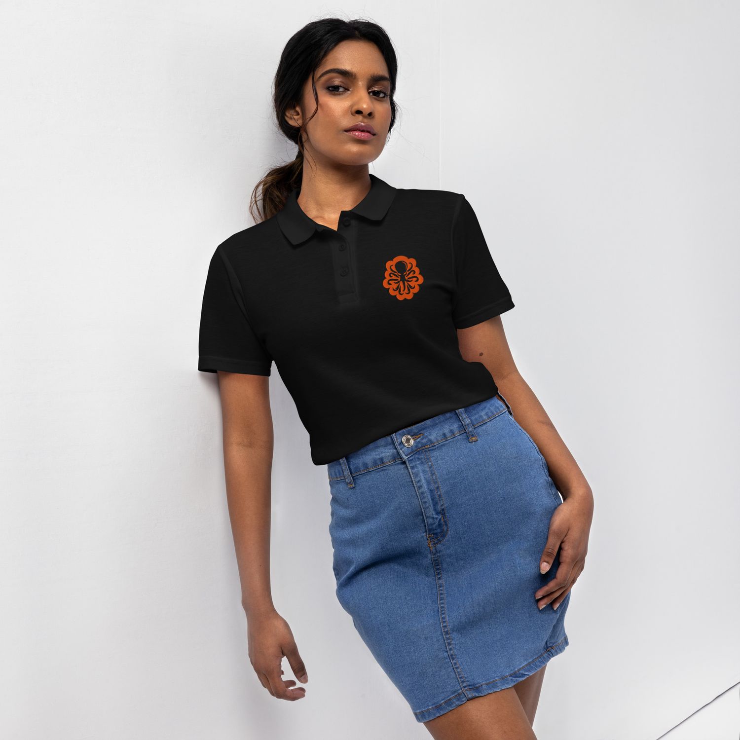 Women’s polo shirt Orange