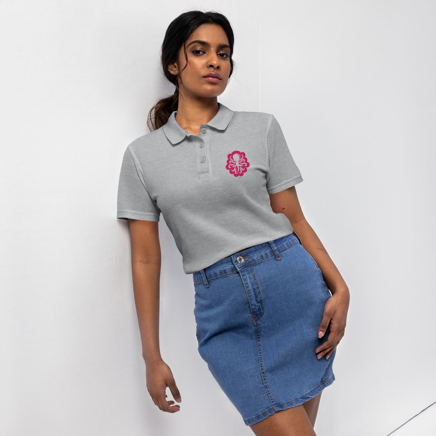 Women’s polo shirt Pink