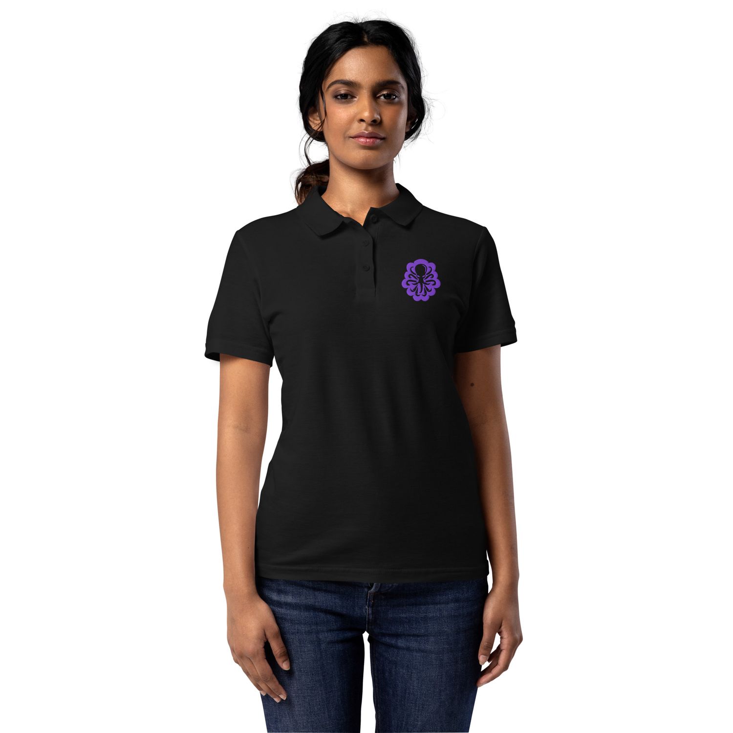 Women’s polo shirt Purple